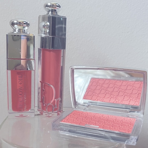 Dior Lip Glow Oil & Maximizer-Poppy Coral and Blush Coral set of 3 - Picture 1 of 3
